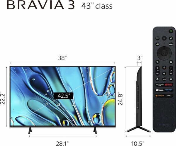 Sony 43-Inch Class 4K Ultra HD - Image 3