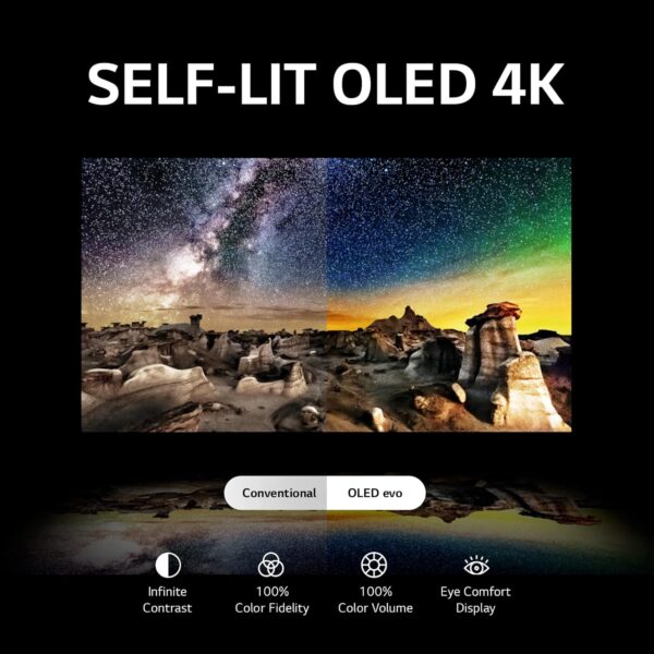 LG C3 Series 42-Inch Class OLED evo 4K Processor Smart TV - Image 3